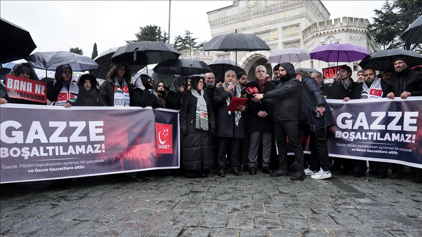 Protest in Istanbul to Condemn Trump’s Plans...