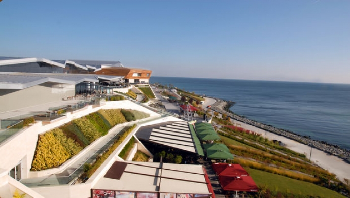 Aqua Florya Mall and Coastline in Istanbul